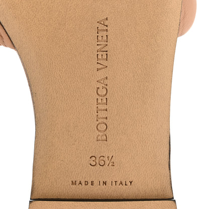 Bottega Veneta Nappa Matelasse Padded Flat Sandals 36.5 Tan 7 of 9