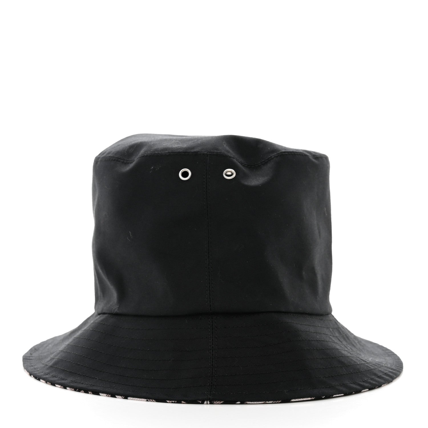 Christian Dior Oblique Reversible Teddy-D Brim Bucket Hat 57 Black 10 of 12
