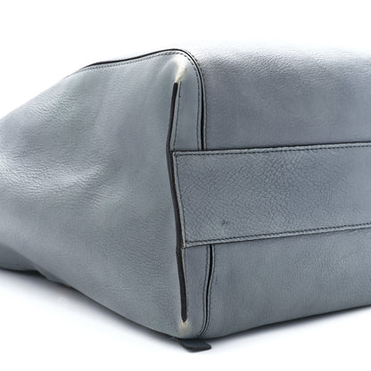 Chloe Smooth Calfskin Medium Milo Shopping Tote Cloudy Blue 10 of 11