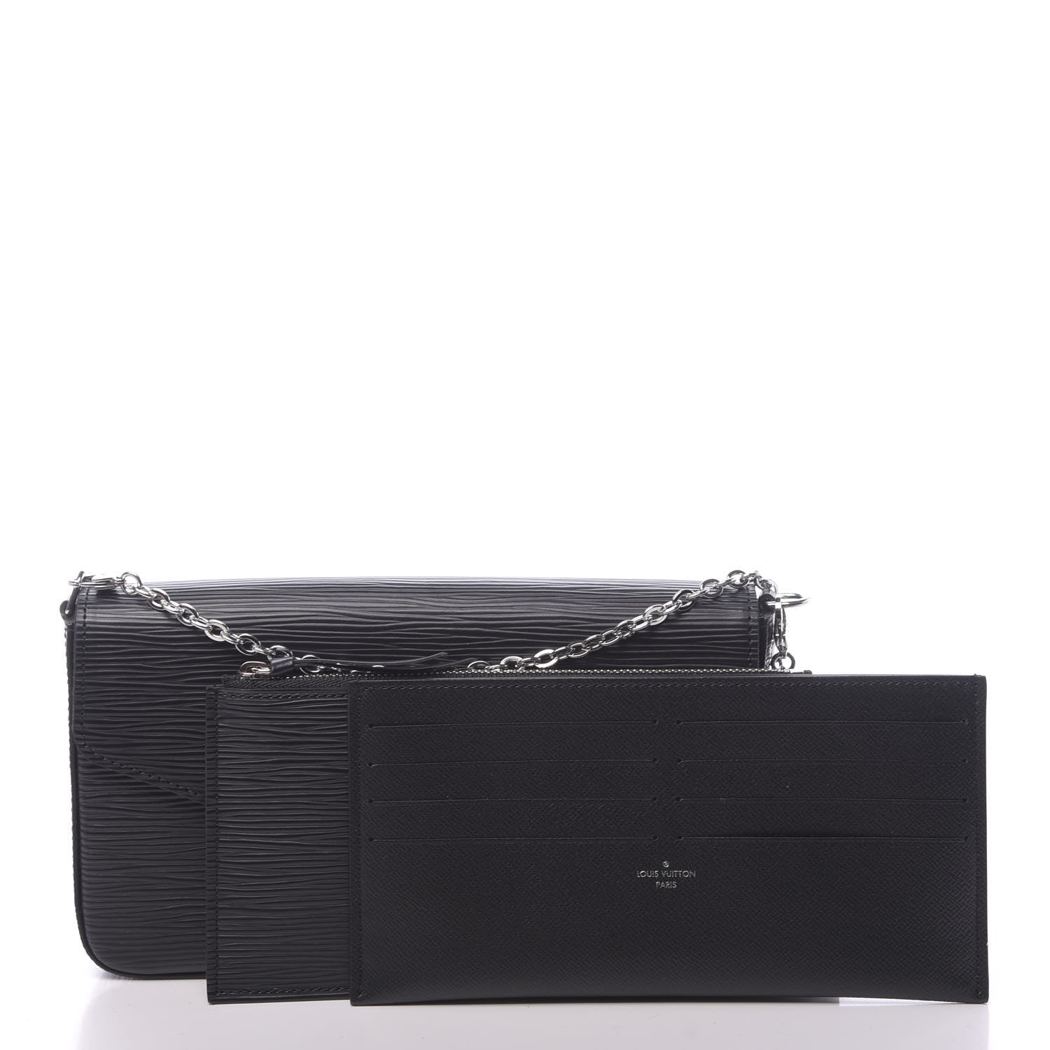 Louis Vuitton Epi Pochette Felicie Black 3 of 11