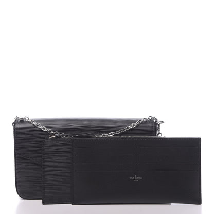 Louis Vuitton Epi Pochette Felicie Black 3 of 11