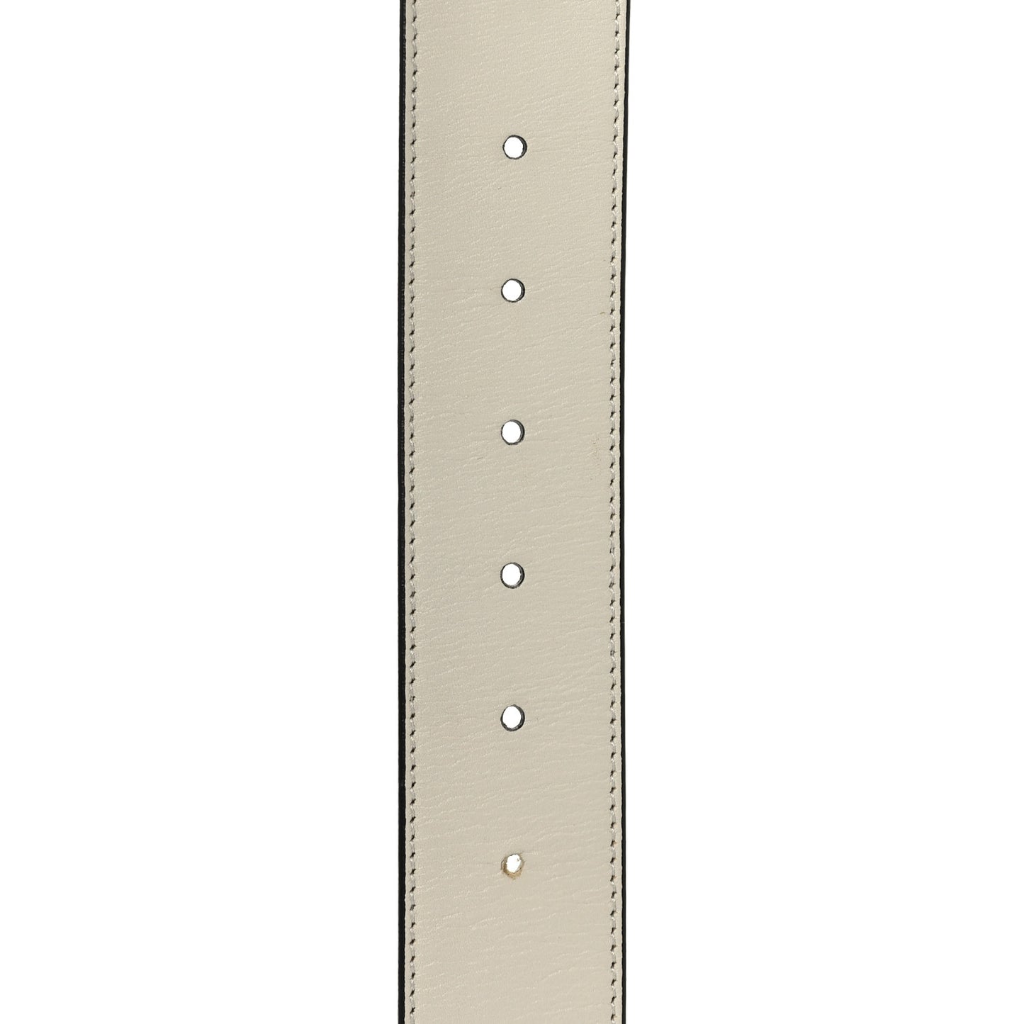 Calfskin Double G 40mm Belt 80 32 Mystic White