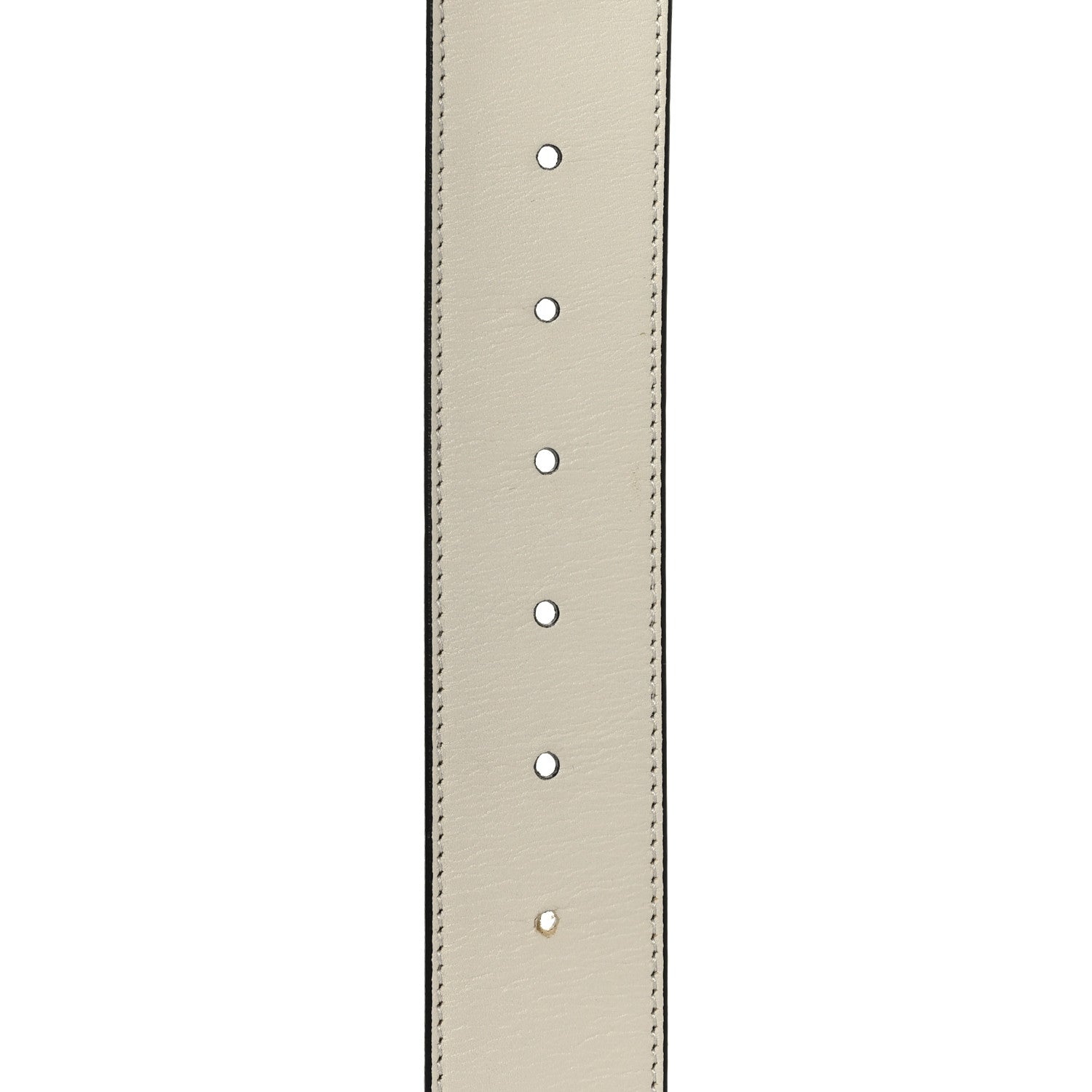 Gucci Calfskin Double G 40mm Belt 80 32 Mystic White 5 of 5