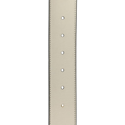 Gucci Calfskin Double G 40mm Belt 80 32 Mystic White 5 of 5