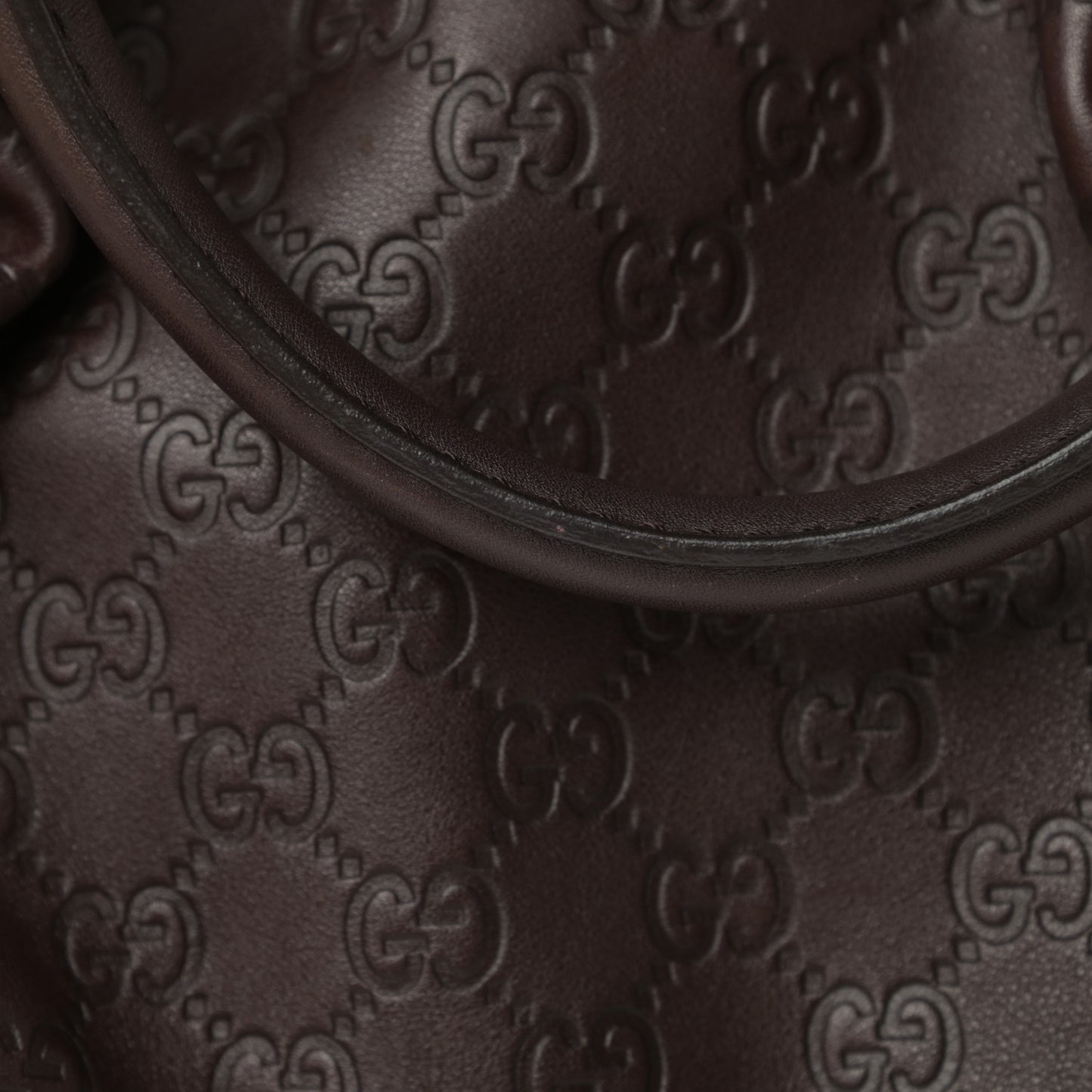 Guccissima Medium Sukey Tote Chocolate