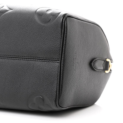 Louis Vuitton Empreinte Monogram Giant Speedy Bandouliere 25 Black 9 of 10