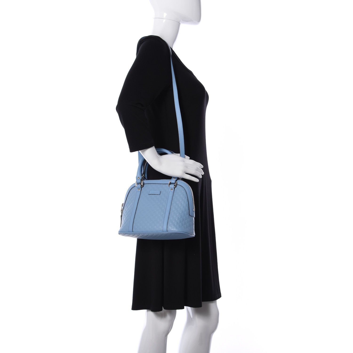 Gucci Microguccissima Mini Dome Bag Mineral Blue 2 of 10