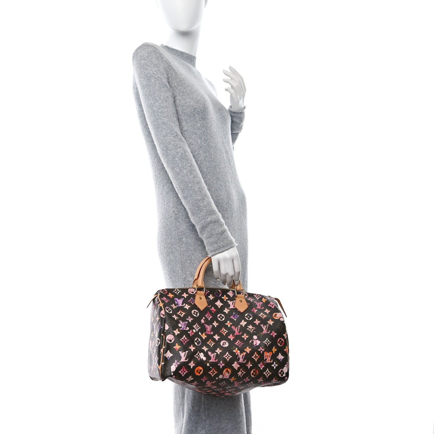 Louis Vuitton Watercolor Aquarelle Speedy 35 Brown 2 of 8