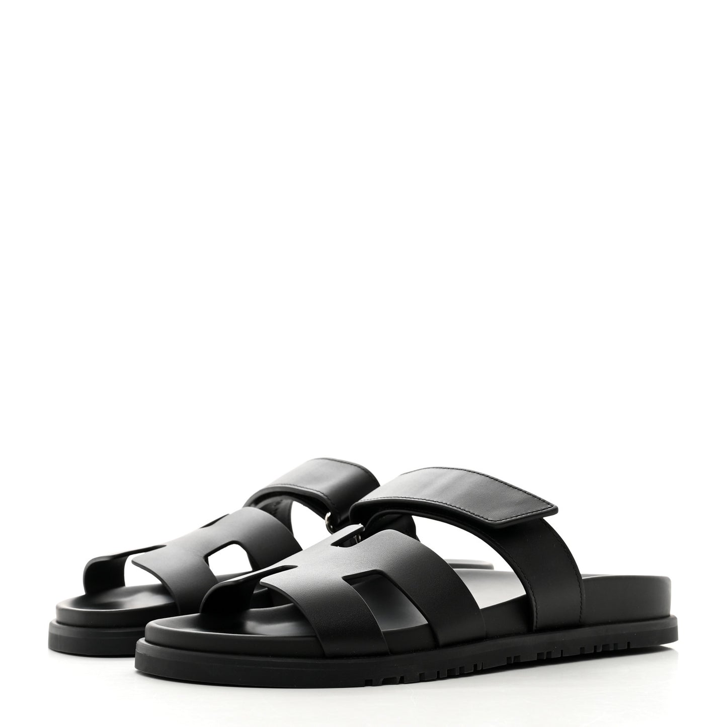 Calfskin Womens Chypre Sandals 38 Black