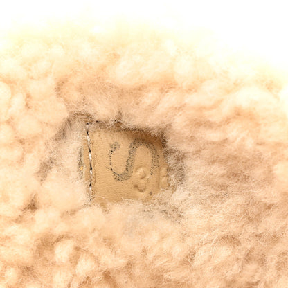 Hermes Suede Goatskin Shearling Day Sneakers 36 Brun Fume Ecru 9 of 10