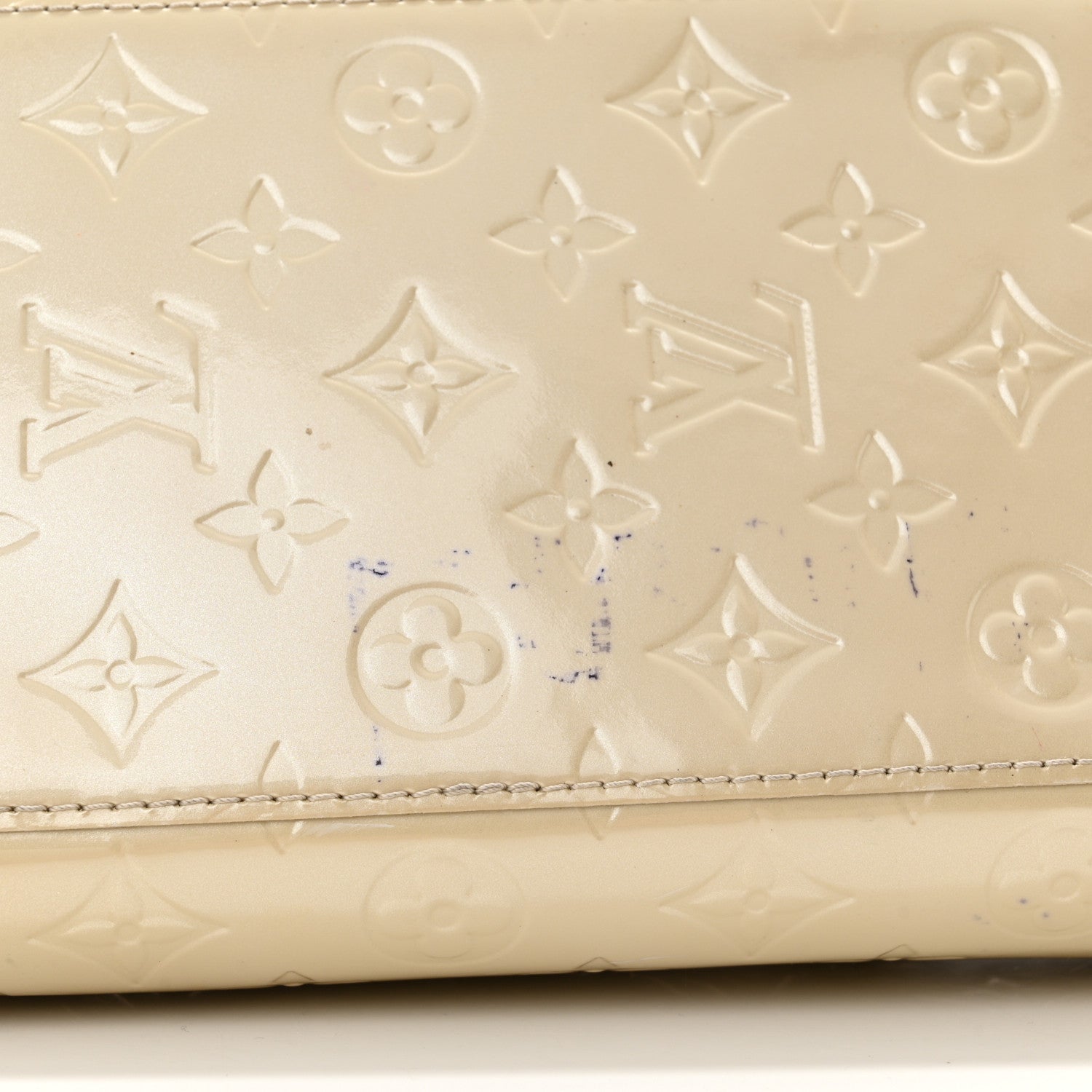 Louis Vuitton Vernis Sherwood PM Blanc Corail 14 of 17