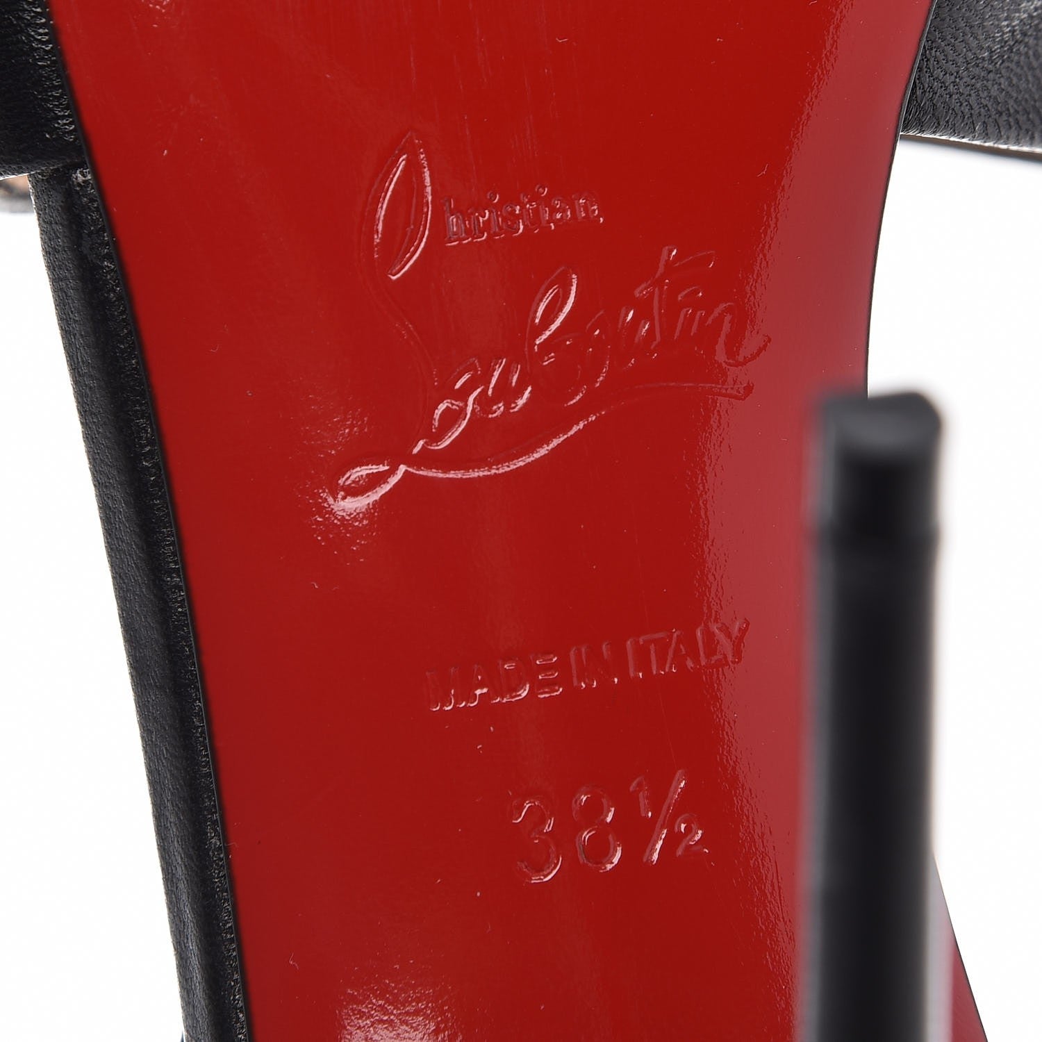 Christian Louboutin Nappa Actina 100 Pumps 38.5 Black 8 of 10