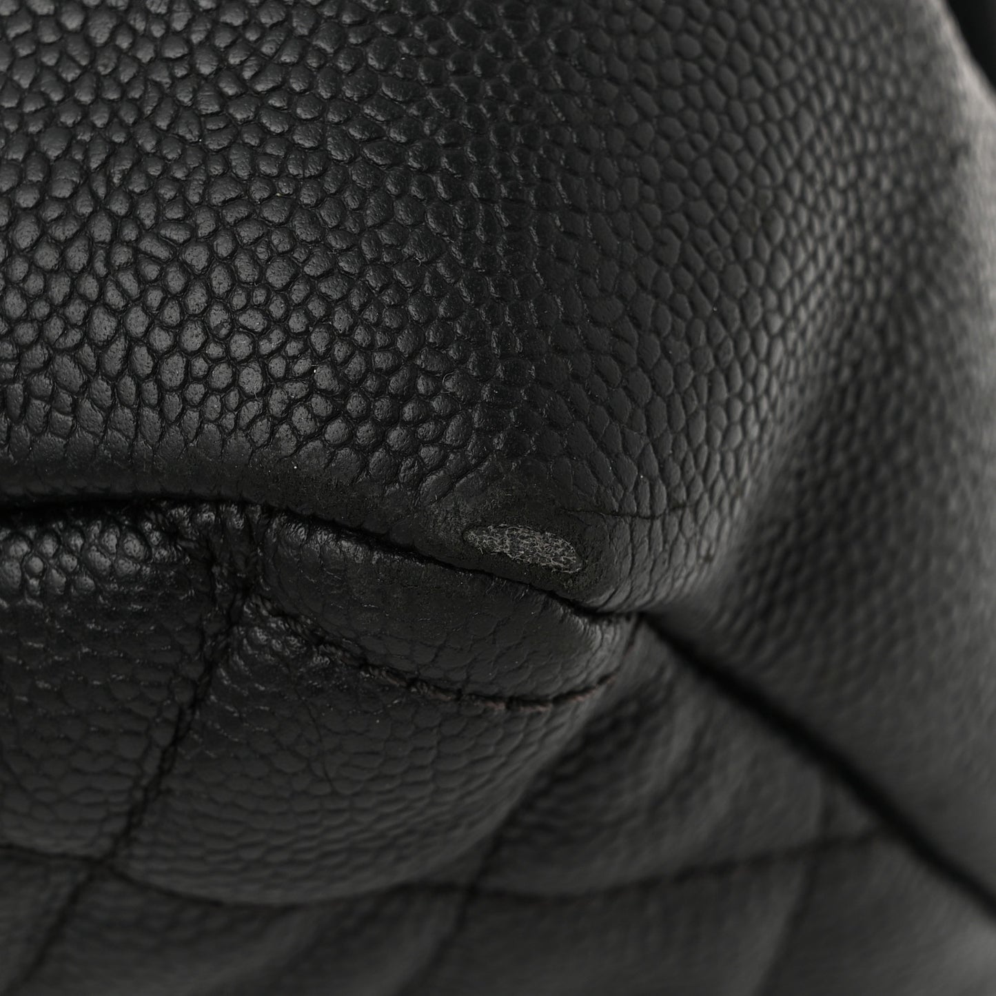 Caviar Quilted Jumbo Easy Flap Black