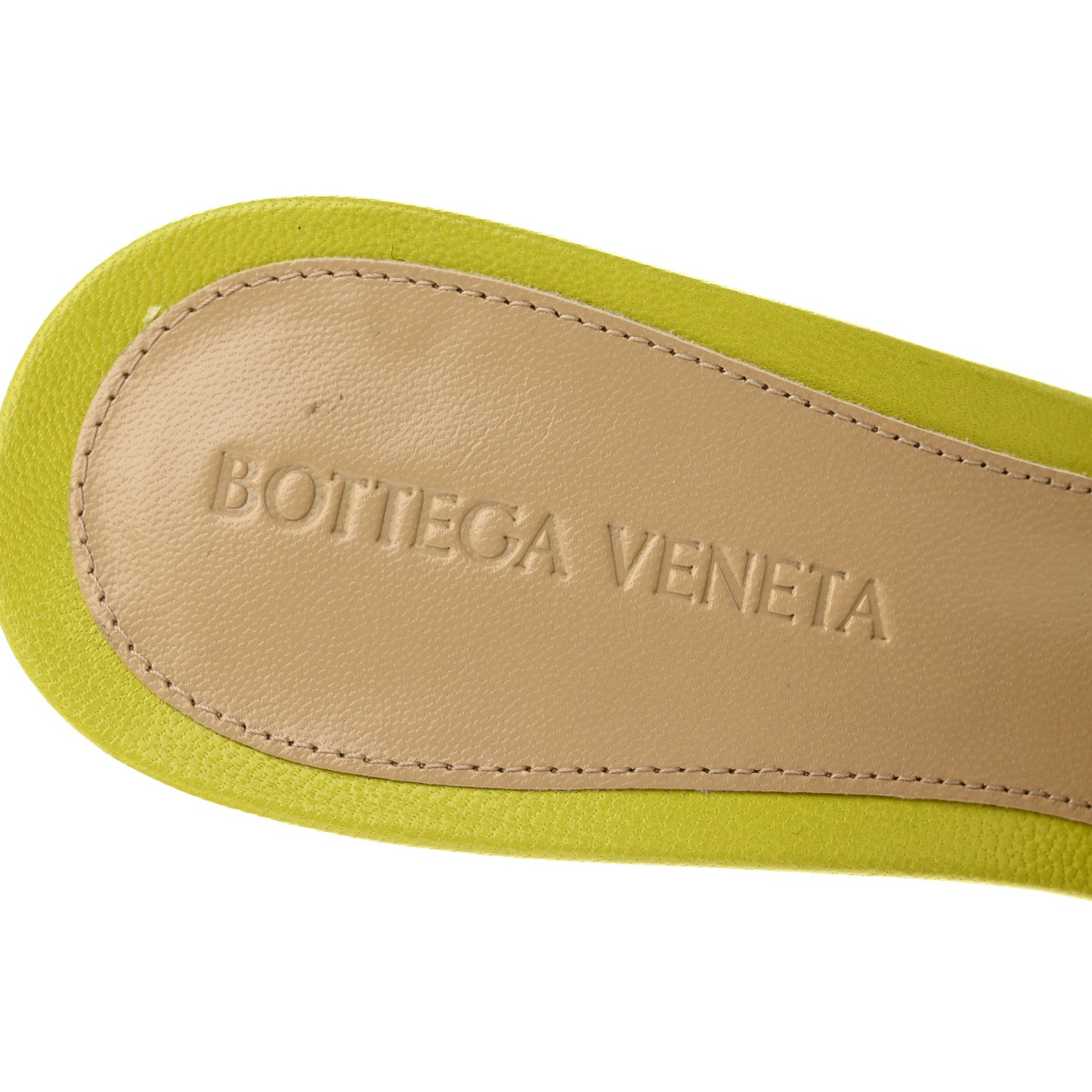 Lambskin Stretch Wedge 90mm Sandals 37 Kiwi