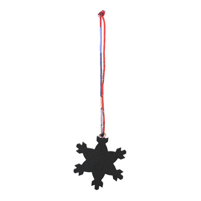Hermes Togo Epsom Petit H Snowflake Bag Charm Multicolore 1 of 3