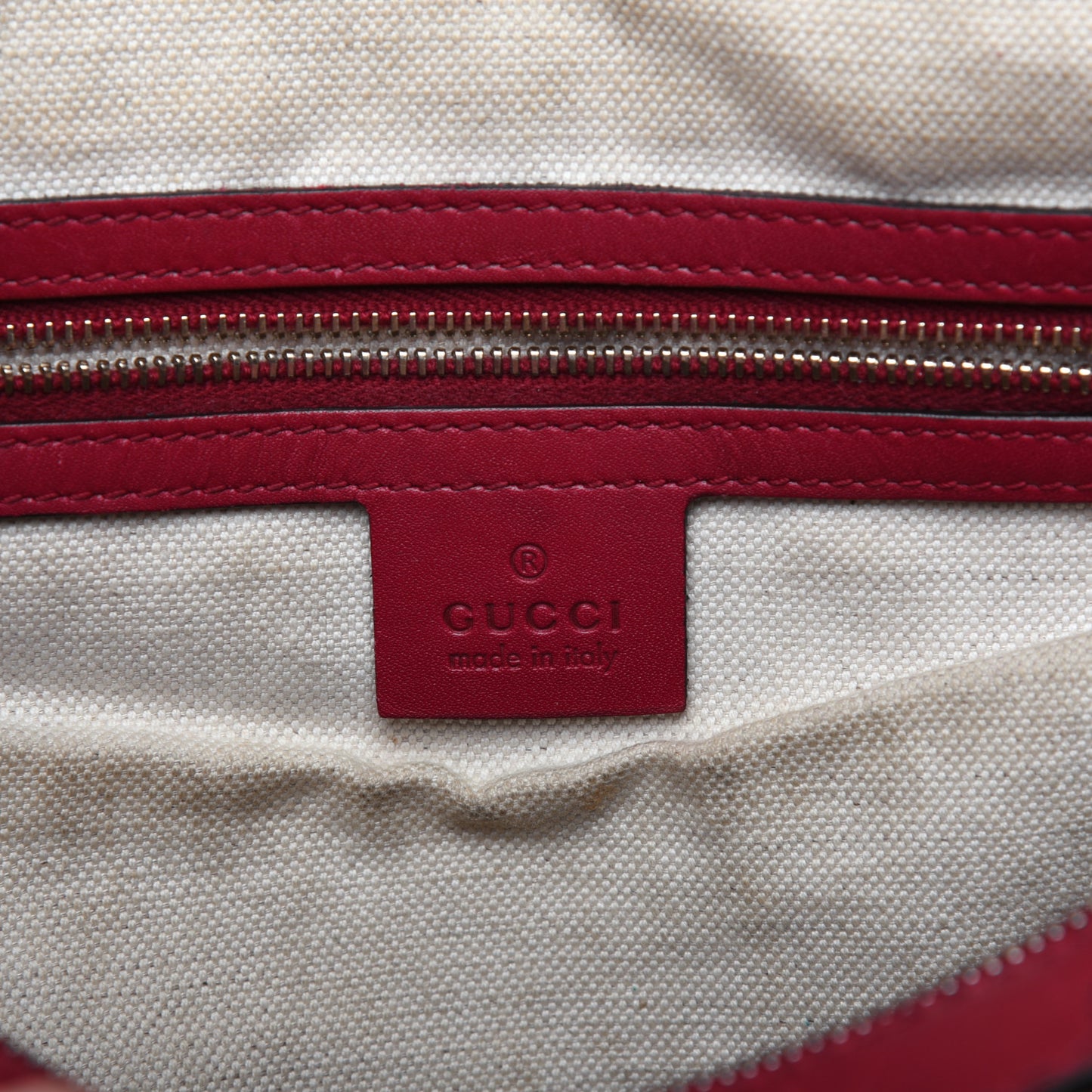 Monogram Medium Joy Boston Hibiscus Red