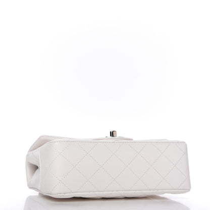 Chanel Lambskin Quilted Mini Rectangular Flap White 4 of 11