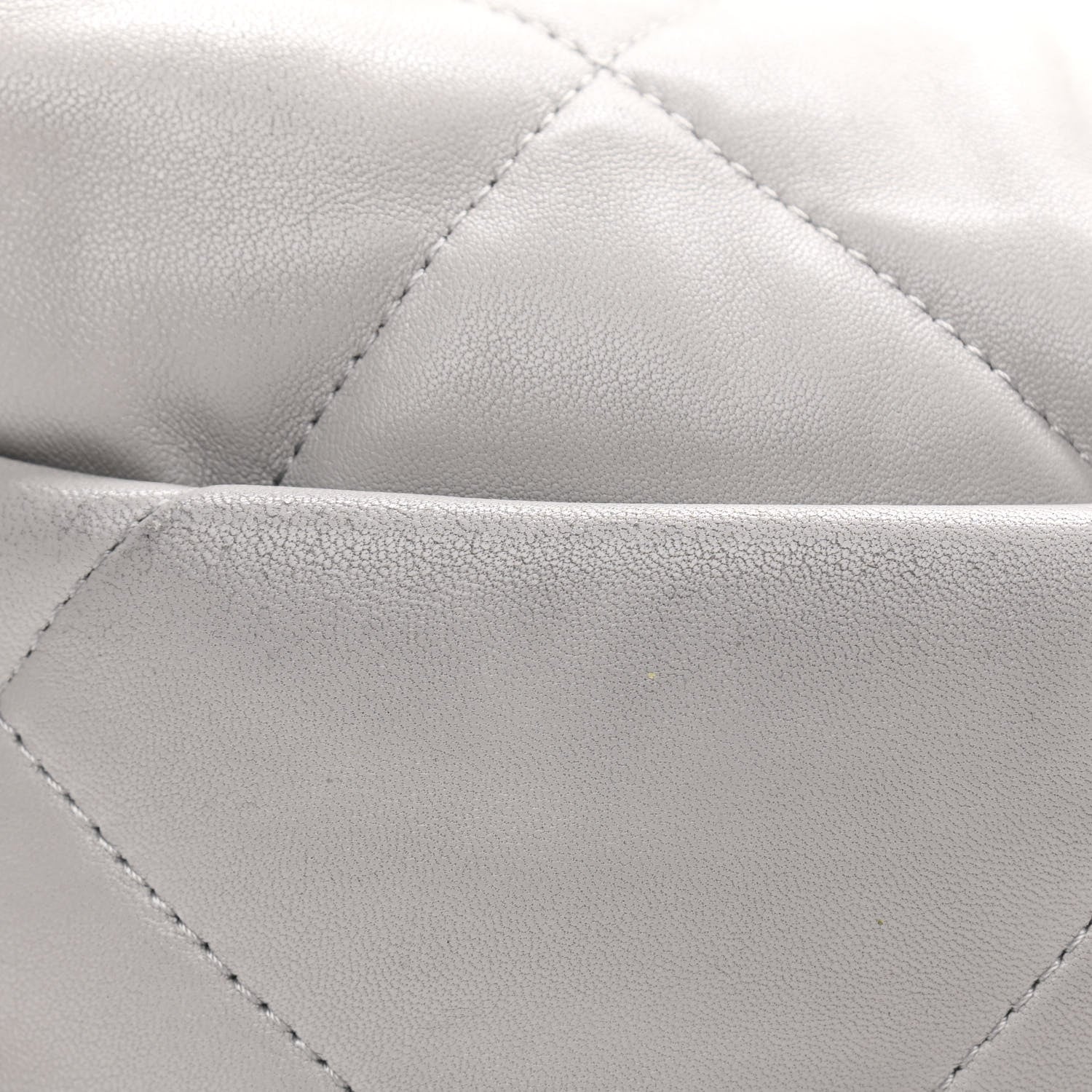 Chanel Lambskin Quilted Medium Chanel 19 Flap Grey 13 of 16