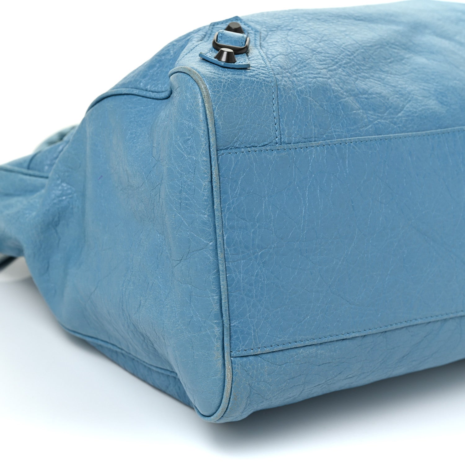 Balenciaga Agneau Classic Hardware Velo Bleu Indigo 9 of 17