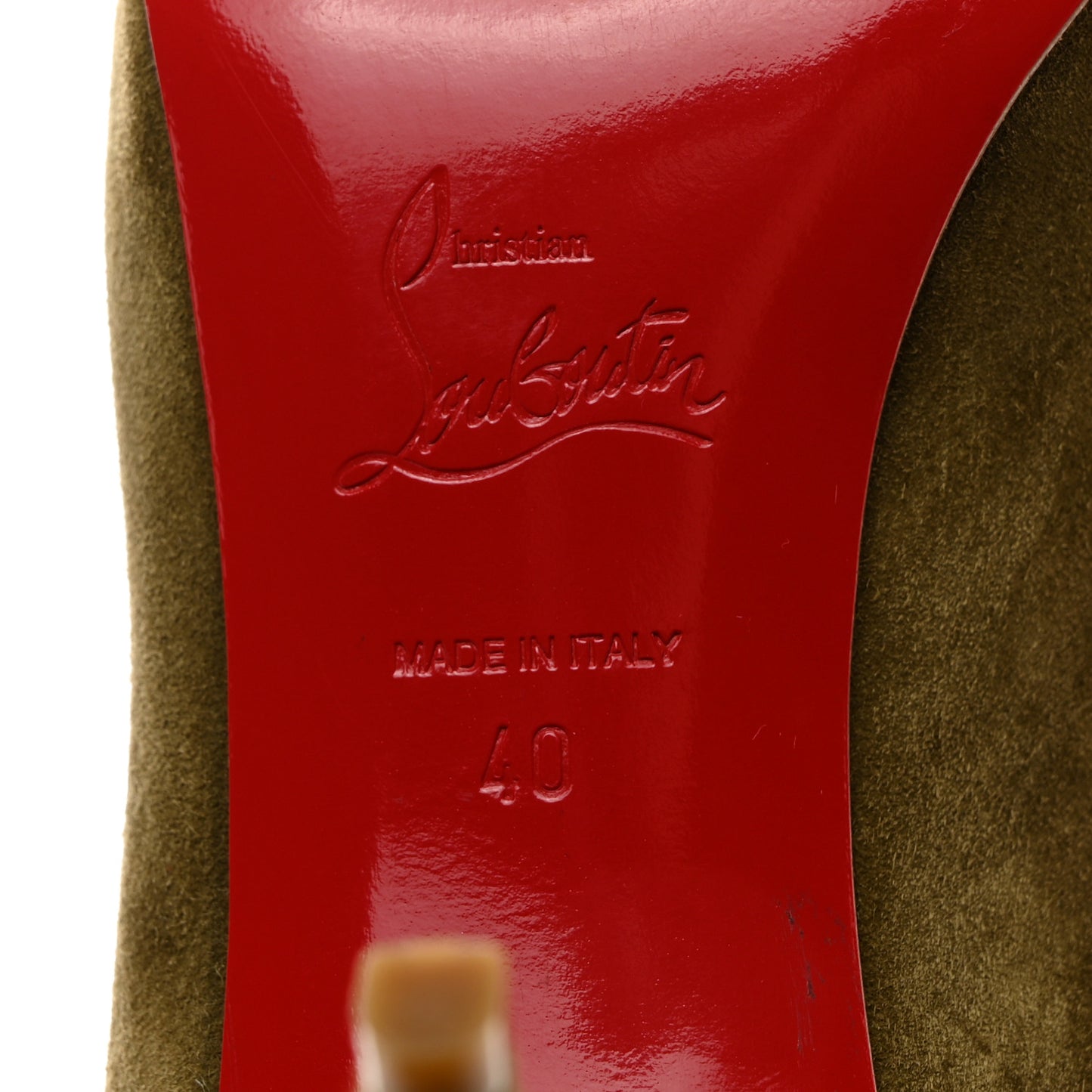 Suede Madame Butterfly 85 Pumps 40 Green