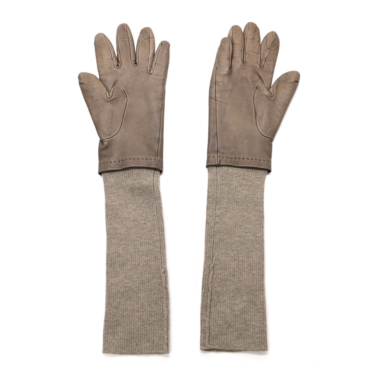 Lambskin Cashmere Gloves 8 Gris