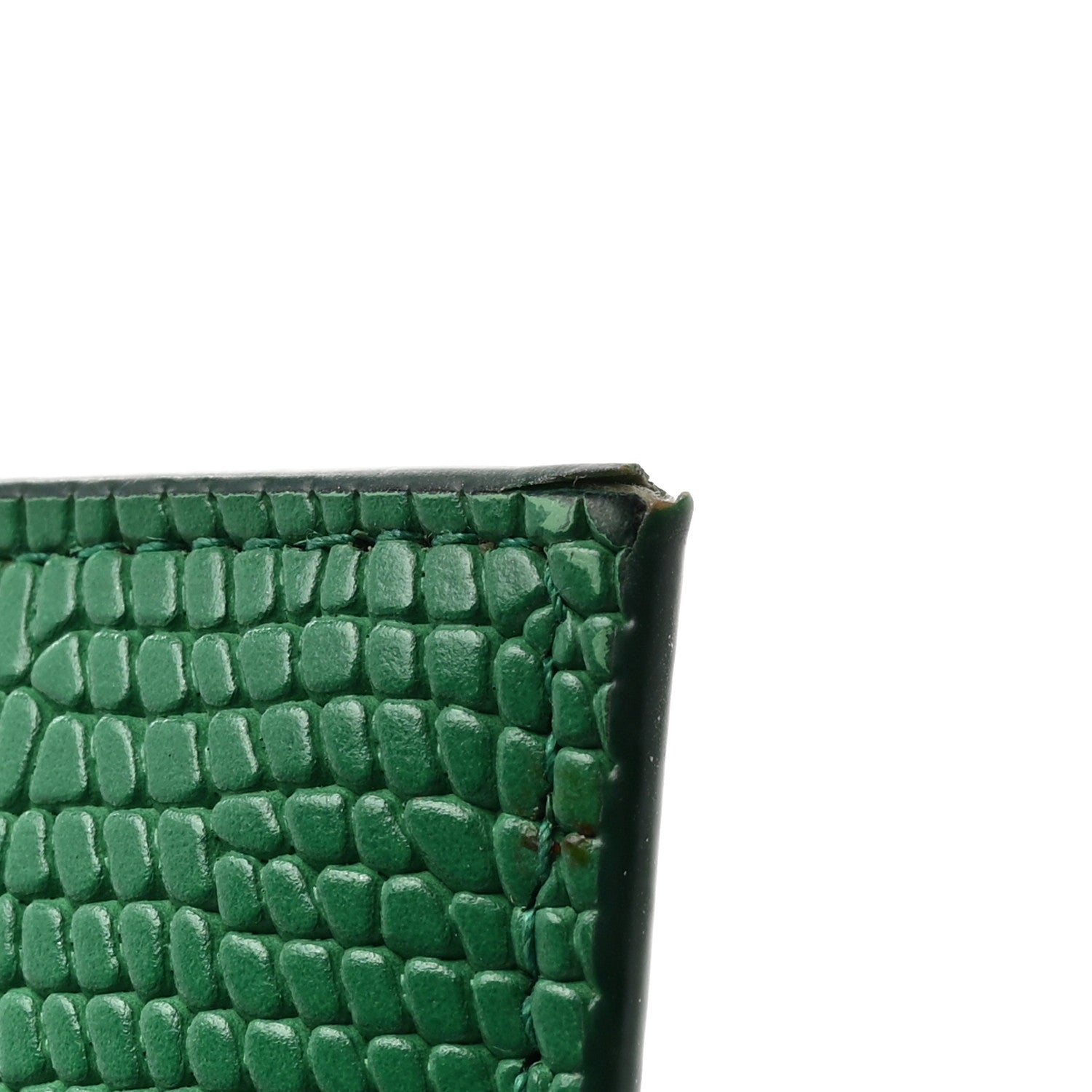 Miu Miu Vernice Lizard Embossed Wallet Mango 8 of 11