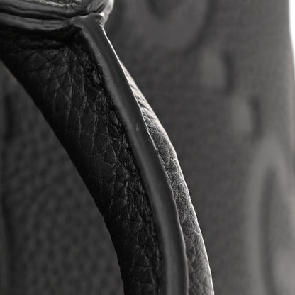 Gucci Piuma Calfskin Jumbo GG Embossed Medium Tote Bag Black 11 of 11