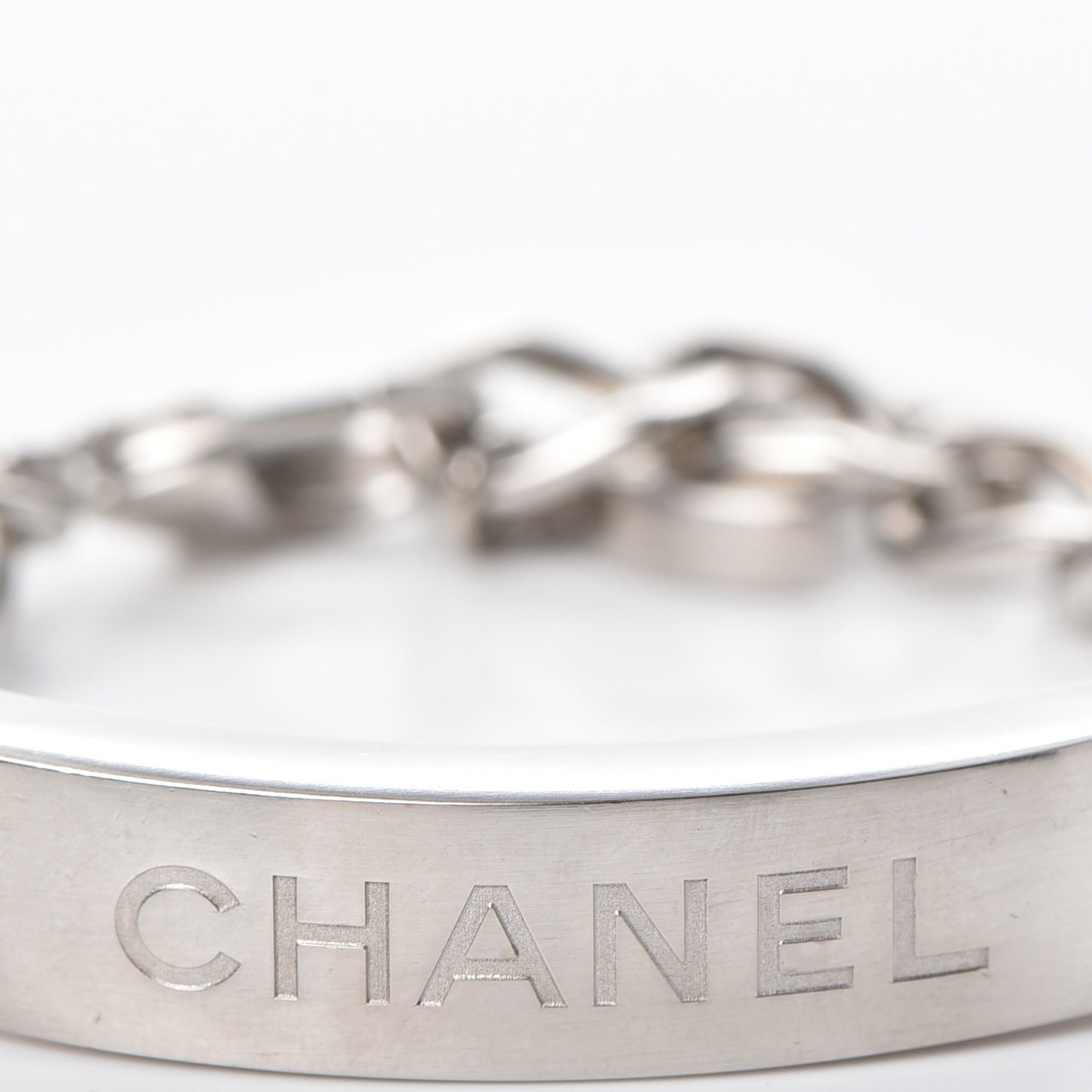 Chain ID CC Bracelet Silver