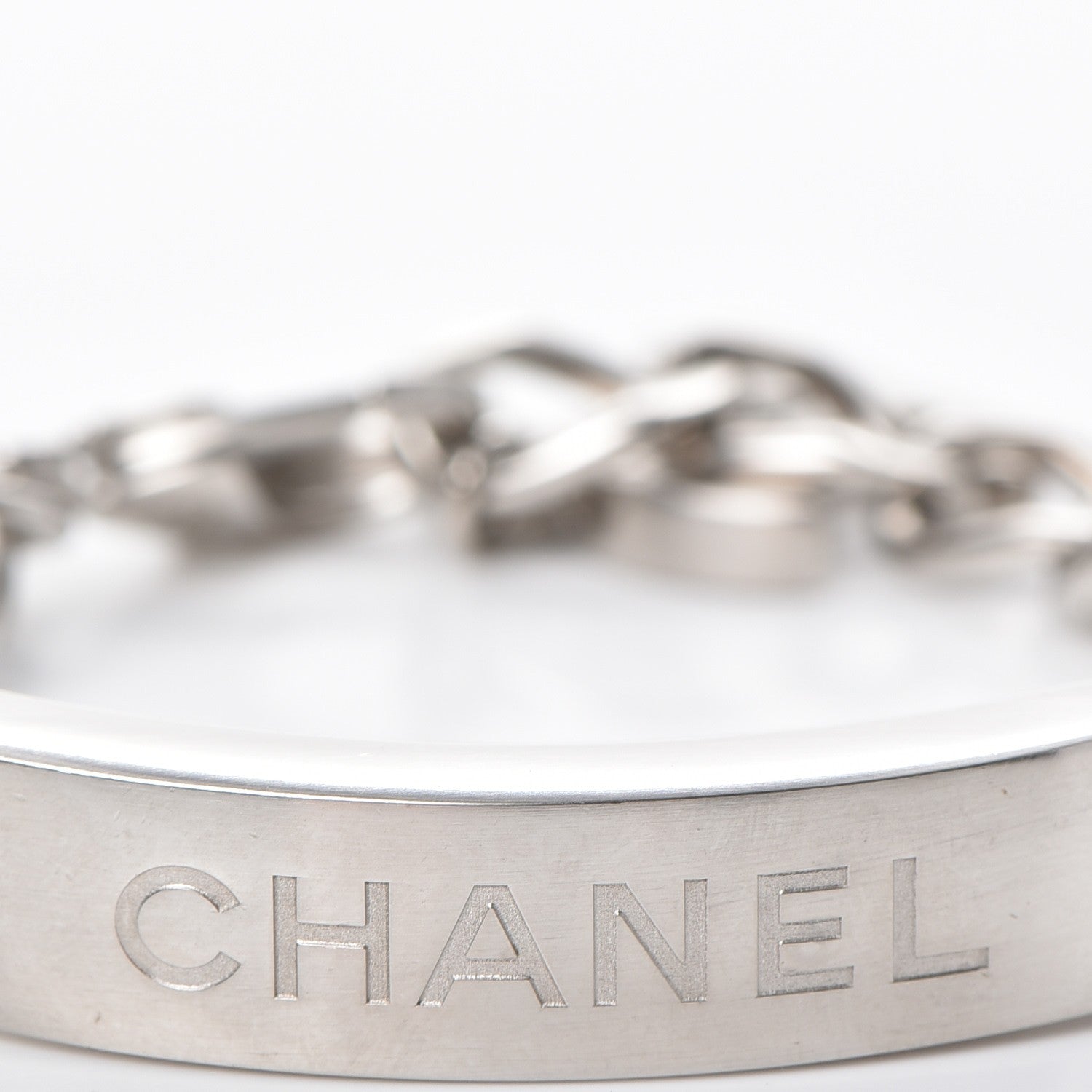 Chanel Chain ID CC Bracelet Silver 5 of 8