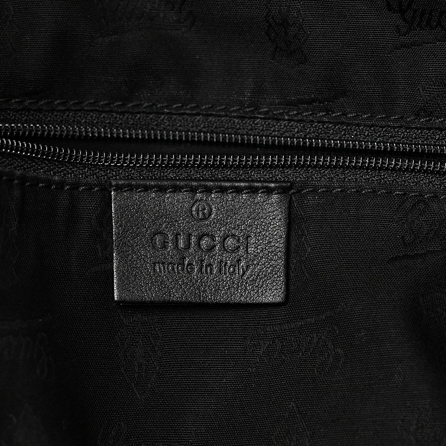 Guccissima Large Sukey Tote Black