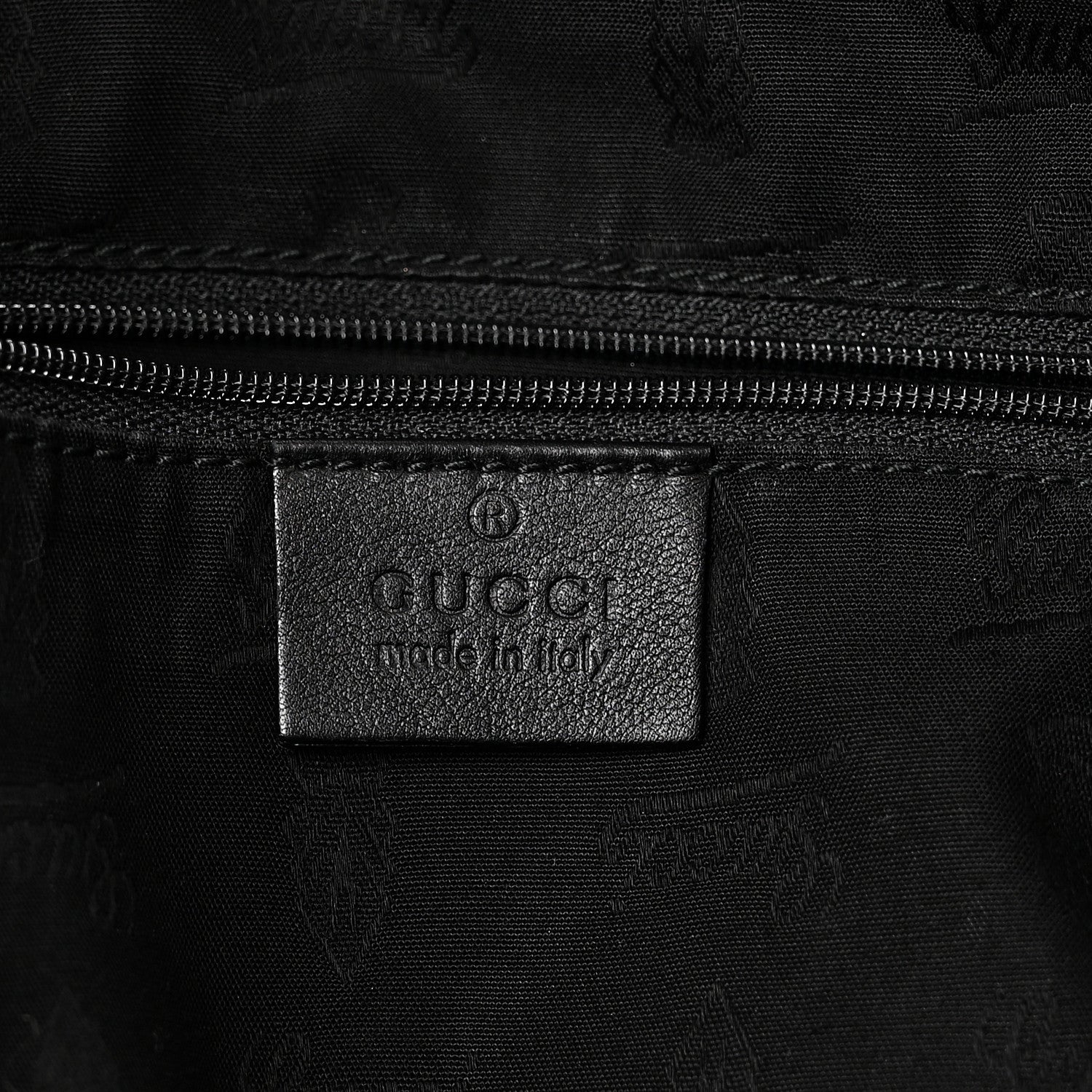 Gucci Guccissima Large Sukey Tote Black 6 of 10