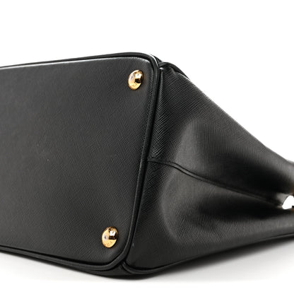 Prada Saffiano Lux Medium Galleria Double Zip Tote Black 10 of 18