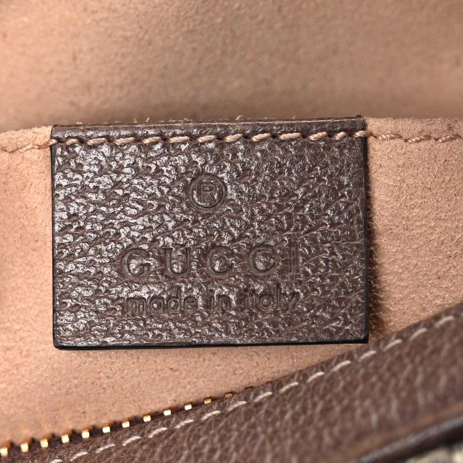 Gucci GG Supreme Monogram Web Mini Ophidia Shoulder Bag Brown 6 of 11