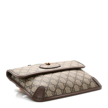 Gucci GG Supreme Monogram Neo Vintage Web Belt Bag Brown 4 of 10