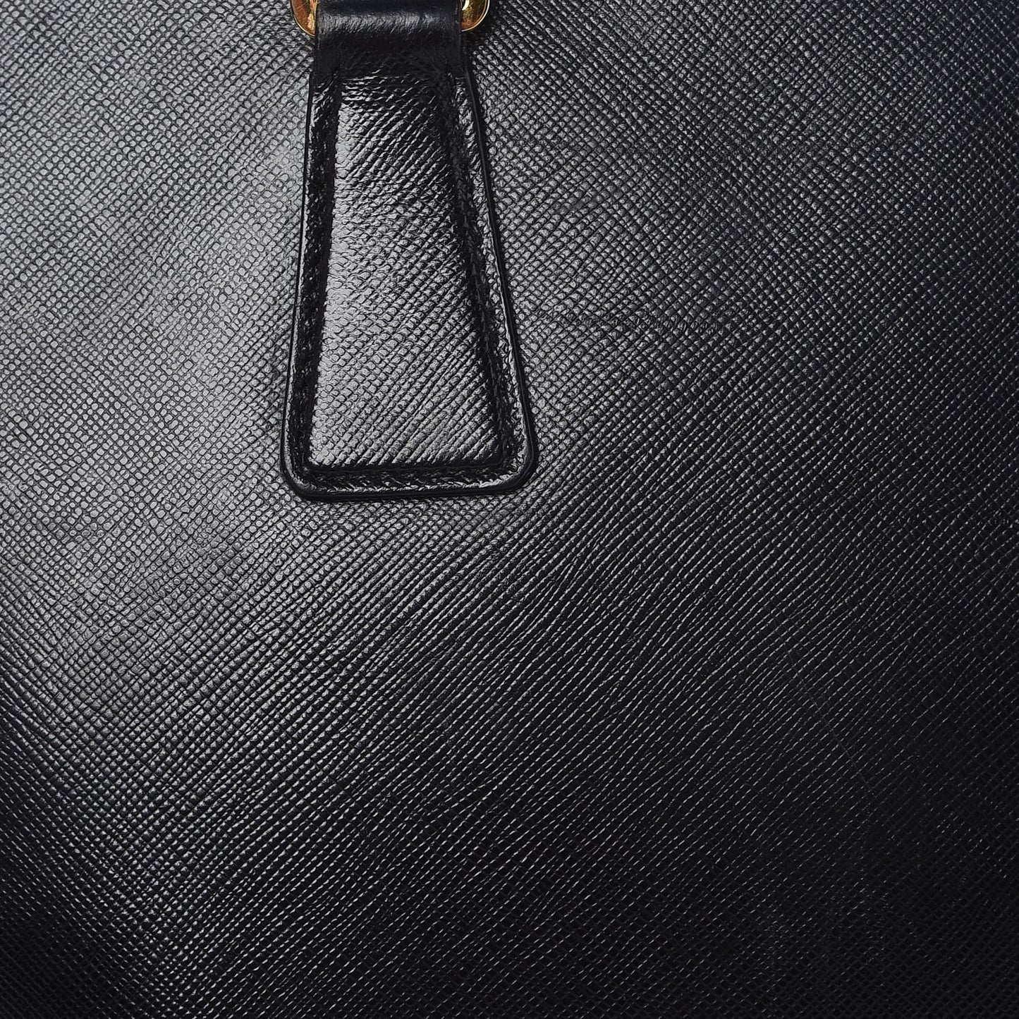 Saffiano Medium Galleria Double Zip Tote Black