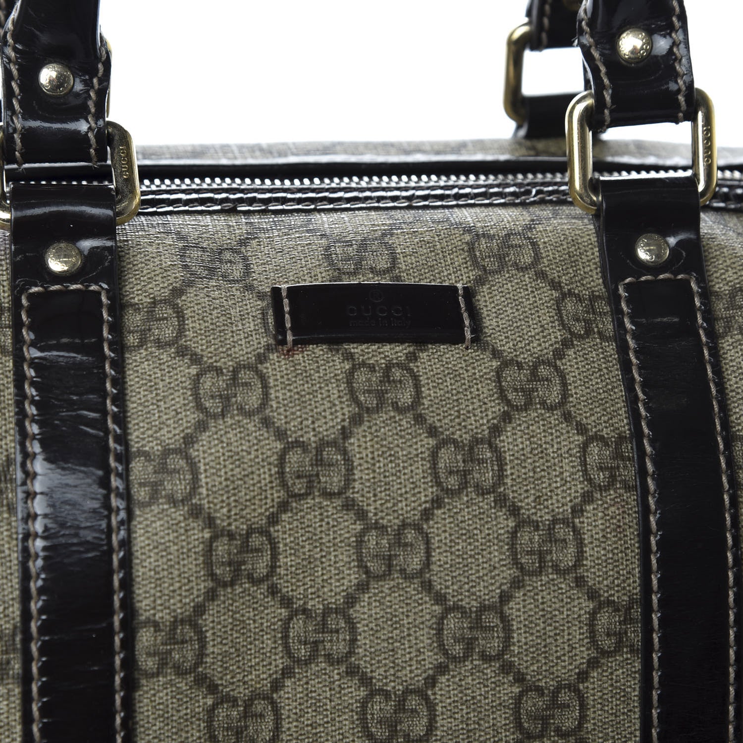 Gucci GG Plus Monogram Medium Joy Boston Dark Brown 7 of 10