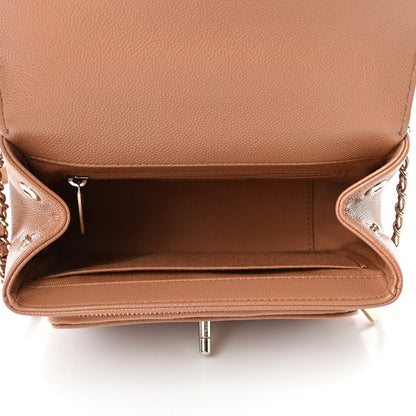 Chanel Caviar Quilted Small Business Affinity Flap Camel 4 of 4