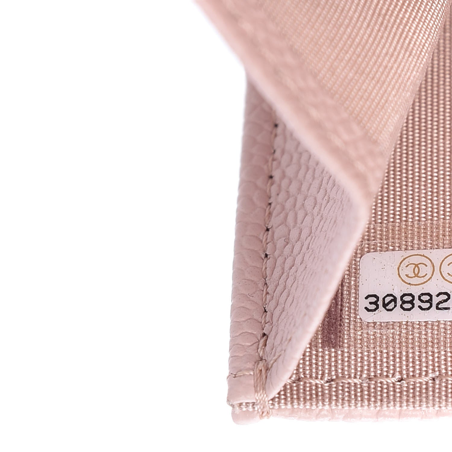 Chanel Caviar Quilted Card Holder On Chain Light Pink 8 of 10