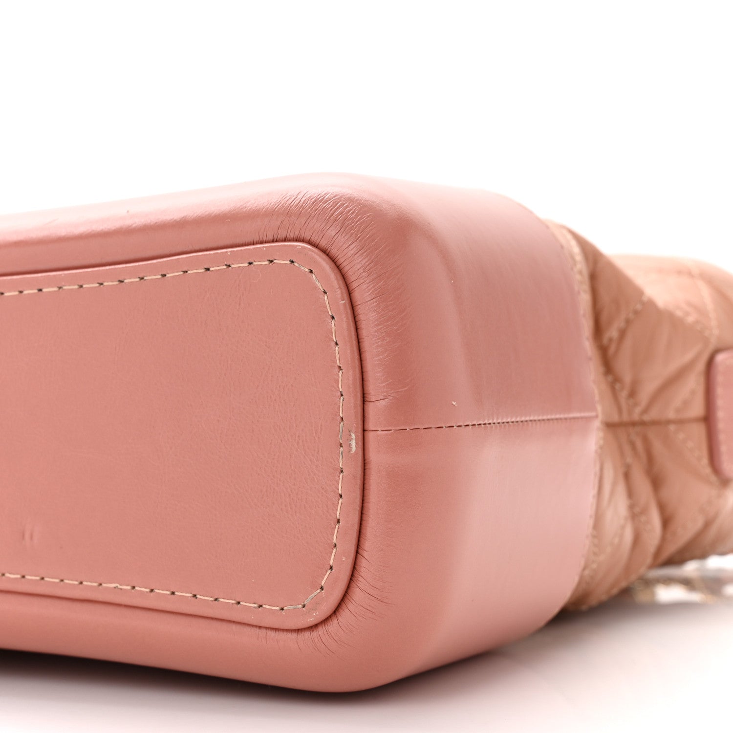 Chanel Aged Calfskin Quilted Medium Gabrielle Hobo Pink 10 of 10