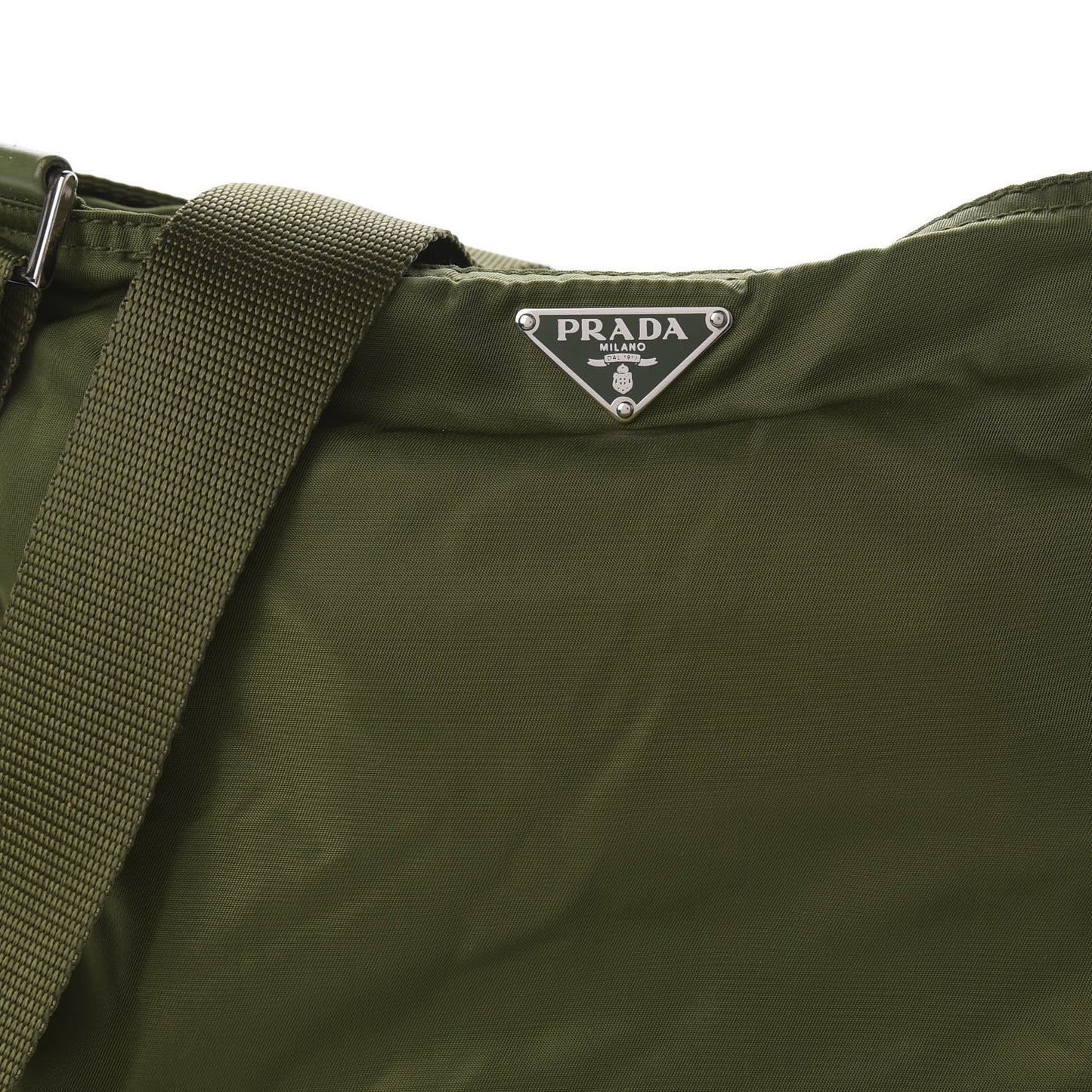 Tessuto Nylon Flat Messenger Militare