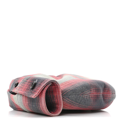 Bottega Veneta Nappa Tartan Shirt Effect Mini Jodie Grey Red 3 of 8