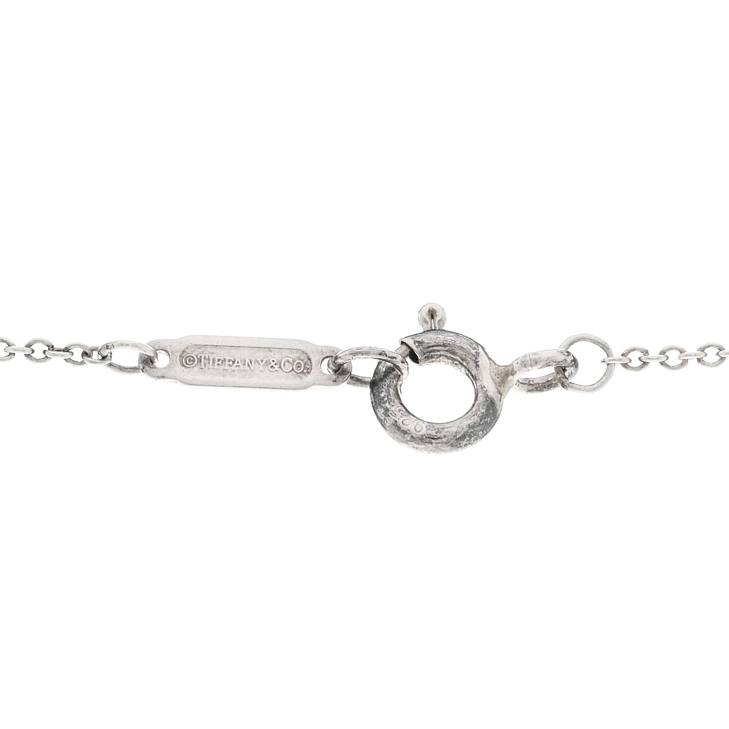 Tiffany Sterling Silver Clover Pendant Necklace 4 of 4