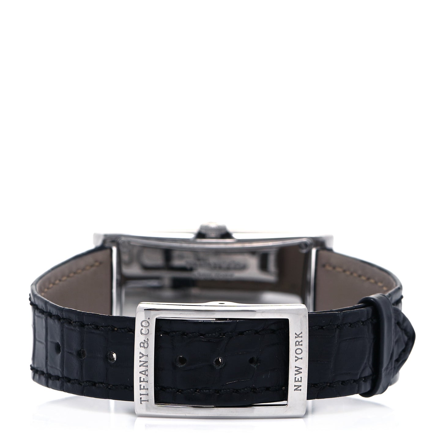 Stainless Steel Alligator 25mm East West Quartz Watch