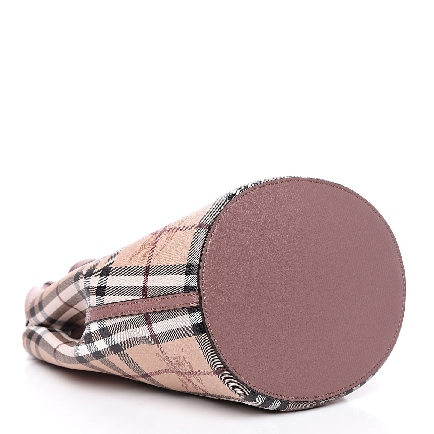 Haymarket Check Colours Small Lorne Bucket Crossbody Light Elderberry