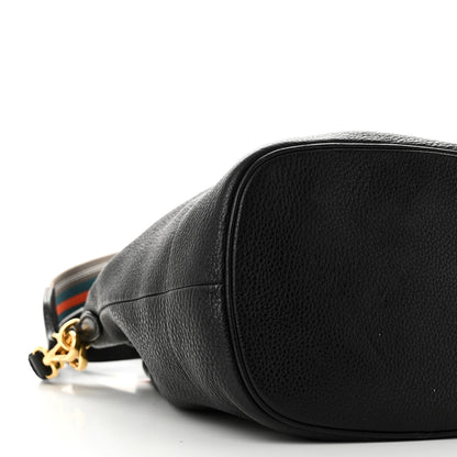Prada Vitello Daino Bucket Bag Black 8 of 9