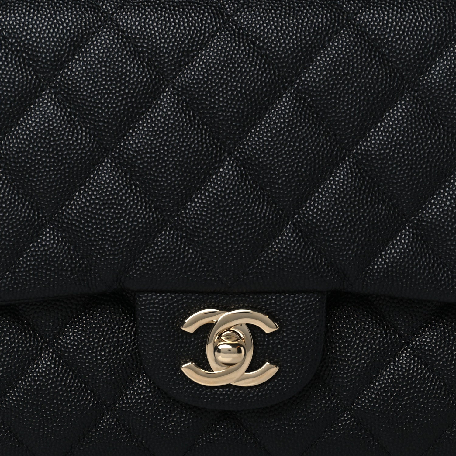 Chanel Caviar Quilted Flap Clutch Black 8 of 10
