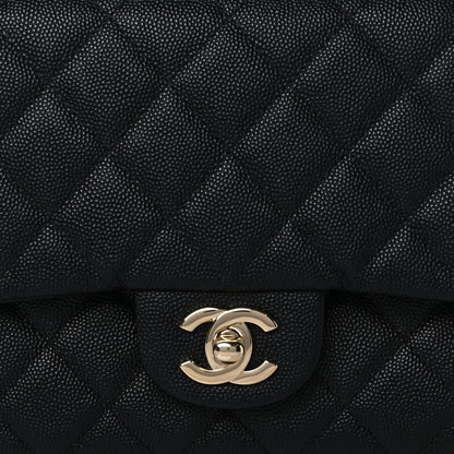 Chanel Caviar Quilted Flap Clutch Black 8 of 10