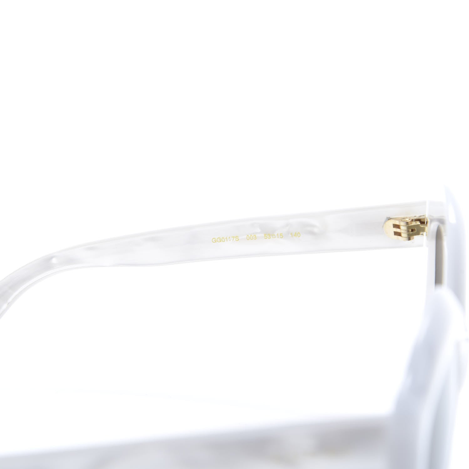 Gucci Acetate Cat Eye GG0117S Sunglasses White 5 of 8