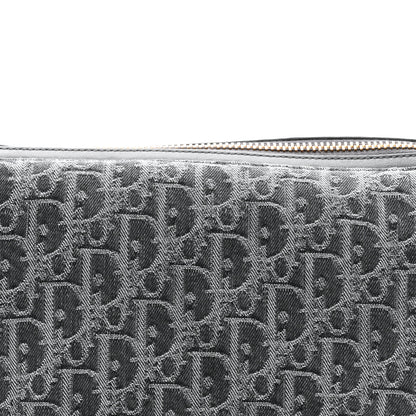 Christian Dior Oblique Denim Small D-Journey Bag Grey 8 of 10