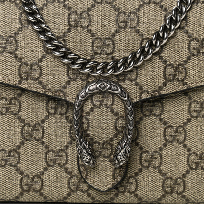 Gucci GG Supreme Monogram Mini Dionysus Chain Wallet Beige Taupe 7 of 10